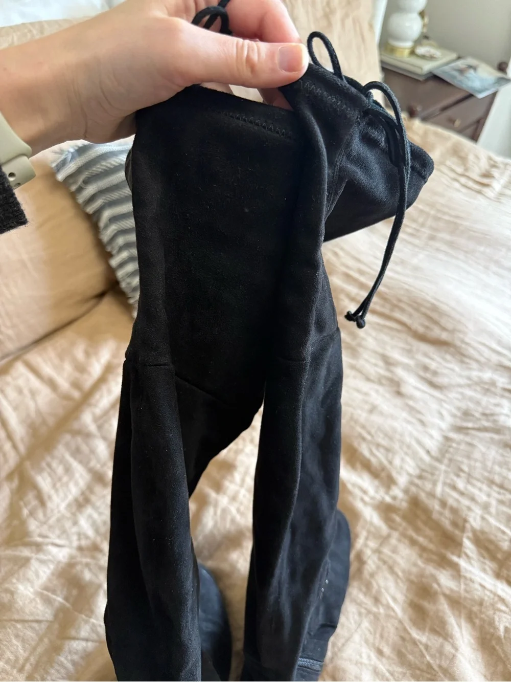 Gianni Bini Black Over-the-Knee Suede Boots